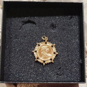 Miranda Frye Rose Medalion Charm